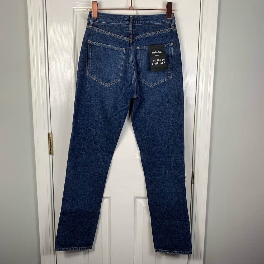 Agolde Womens Size 24 High Rise Straight Leg Jeans - Picture 2 of 4